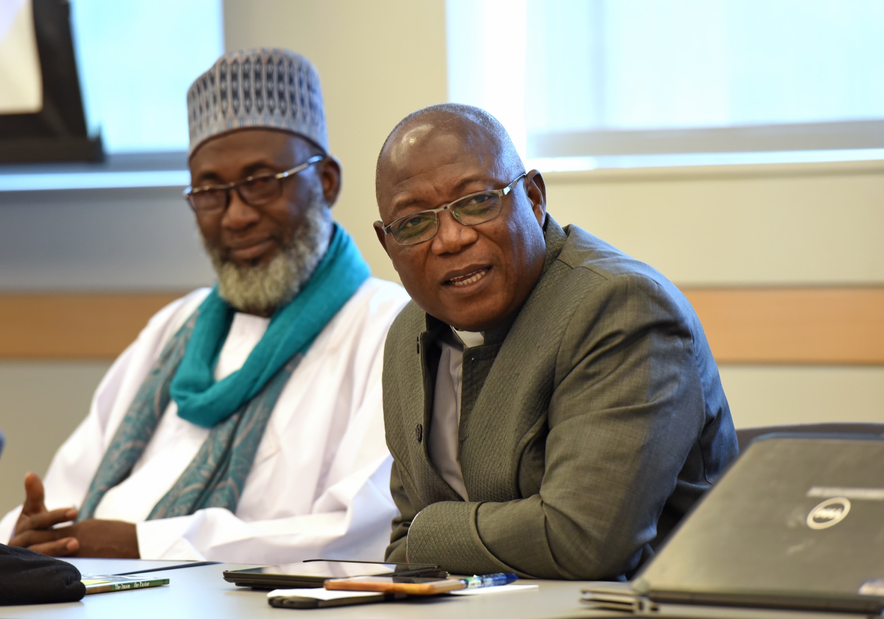 Pastor James Wuye and Imam Muhammad Ashafa together.